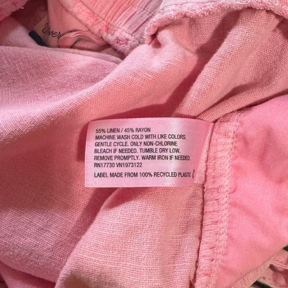 Women’s Universal Thread pink colored linen blend pull on shorts size Large - Picture 4 of 4